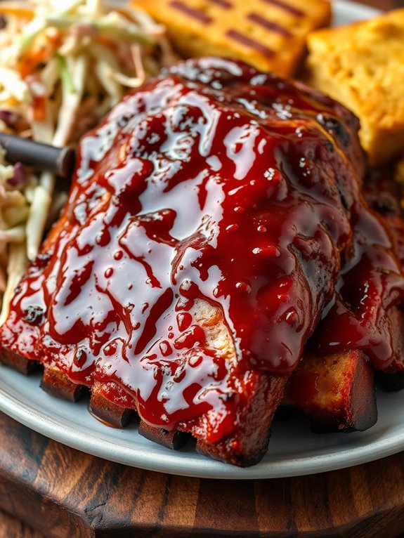 savory grilled pork ribs