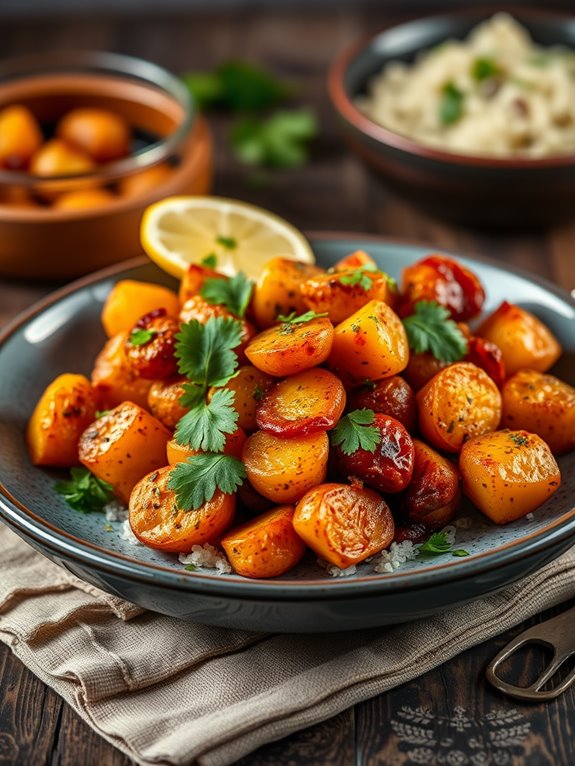 savory indian spiced potatoes