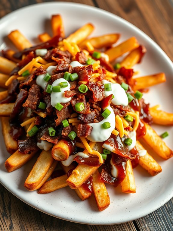 savory loaded fry dish