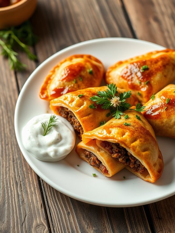 savory mediterranean beef pastries