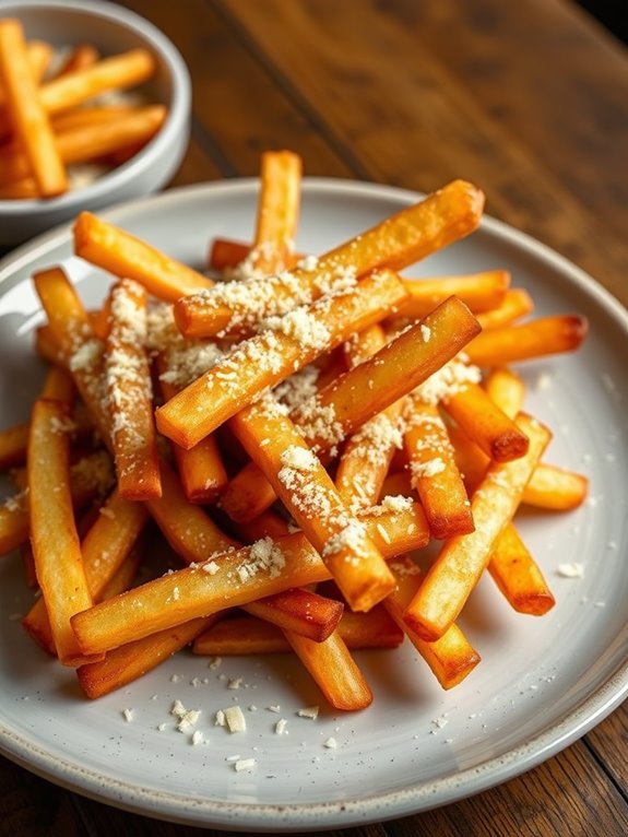 savory parmesan garlic fries