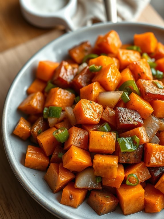 savory sweet potato dish