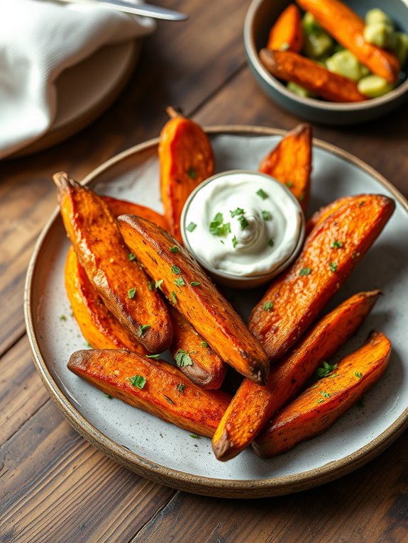 savory sweet potato fries