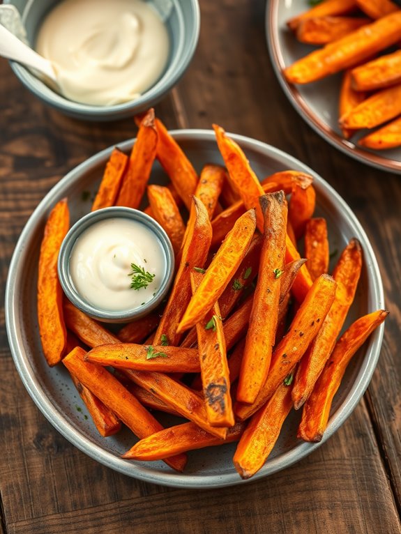 savory sweet potato fries