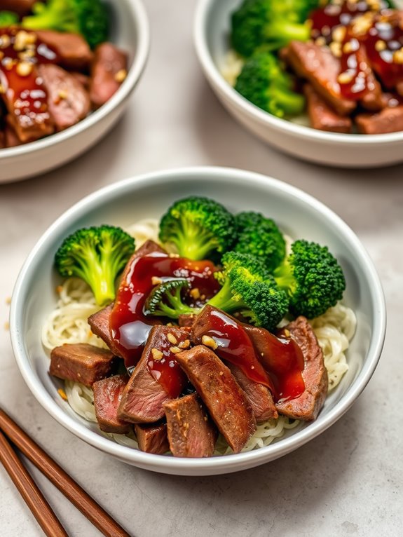 savory teriyaki beef bowl