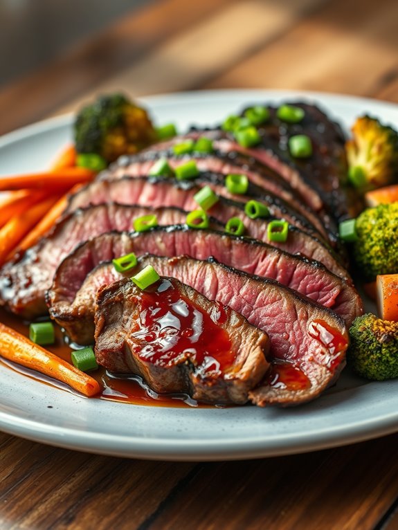 savory teriyaki ribeye roast