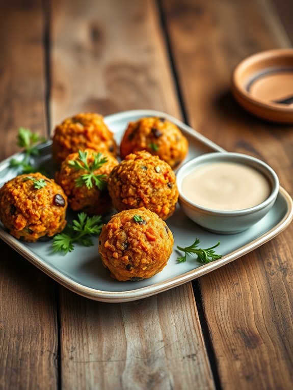 savory vegan protein bites