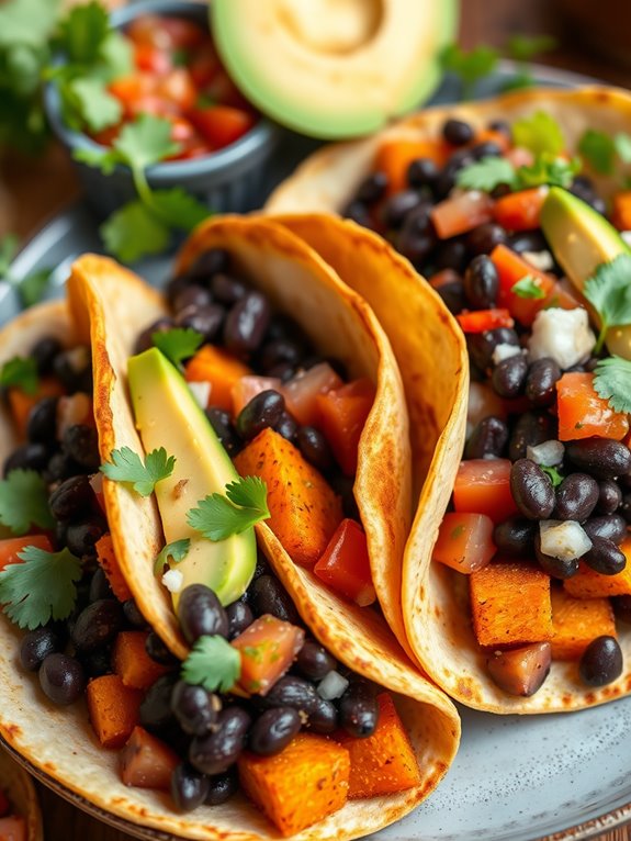 savory veggie taco delight