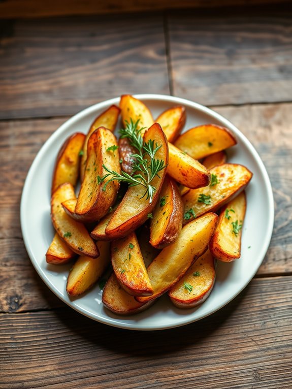 seasoned herb potato wedges