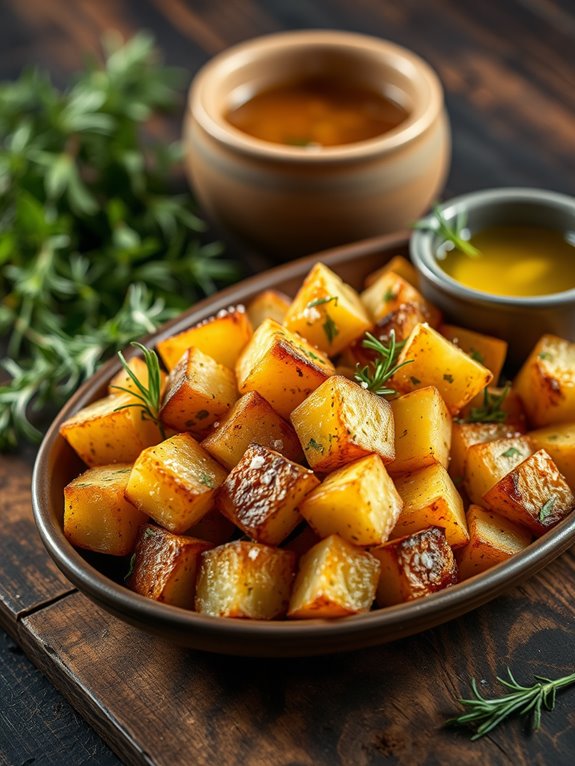 seasoned potato cube delights