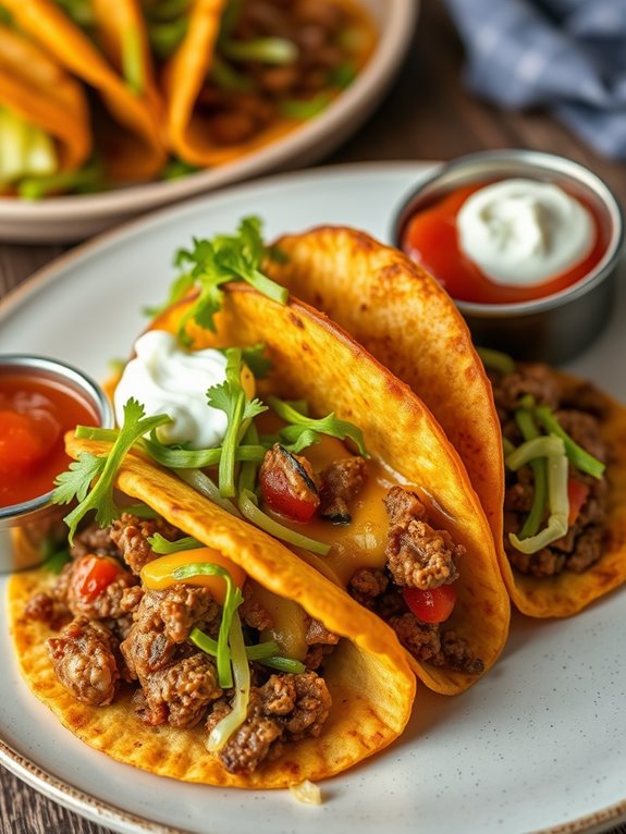 simple air fried tacos