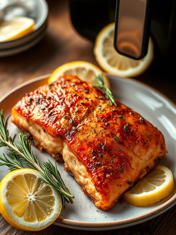 simple salmon air fryer