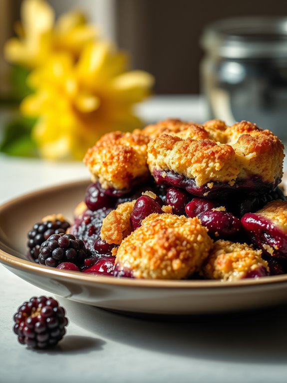 simple vegan berry dessert