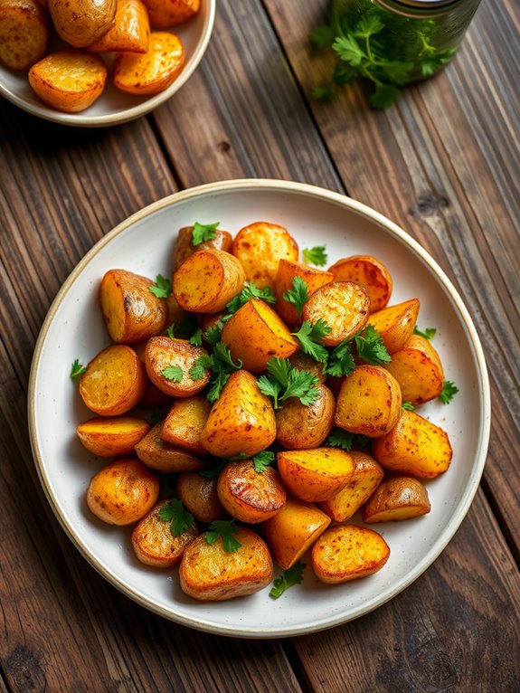 smoky paprika seasoned potatoes