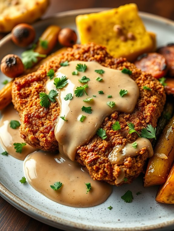 southern style fried steak