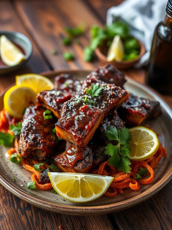 spicy bbq rib delicacy