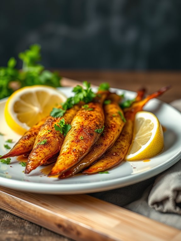 spicy garlic fish dish