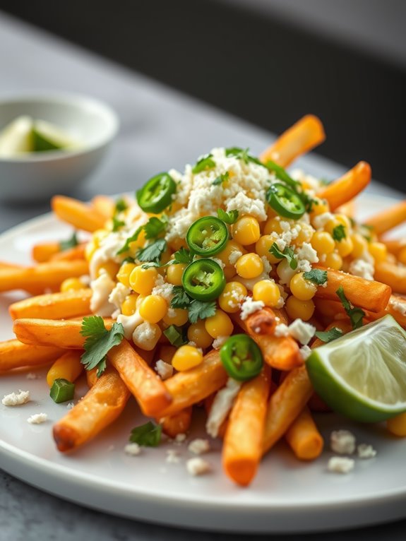 spicy mexican corn fries