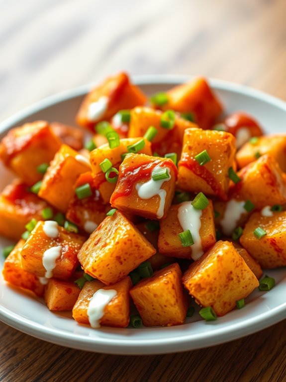 spicy potato snack bites