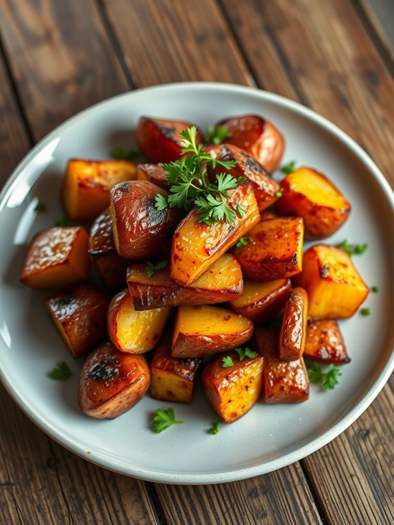 spicy roasted dutch potatoes