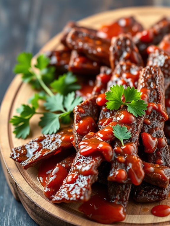 spicy sriracha flavored jerky