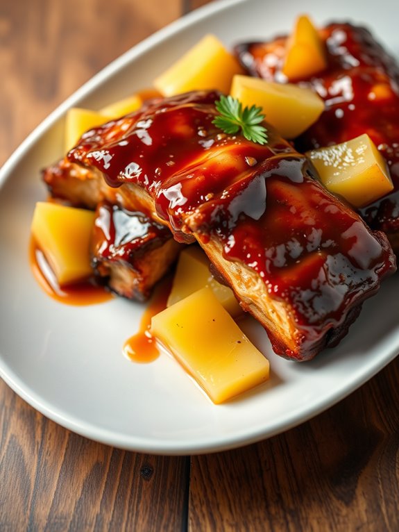 sweet and savory ribs