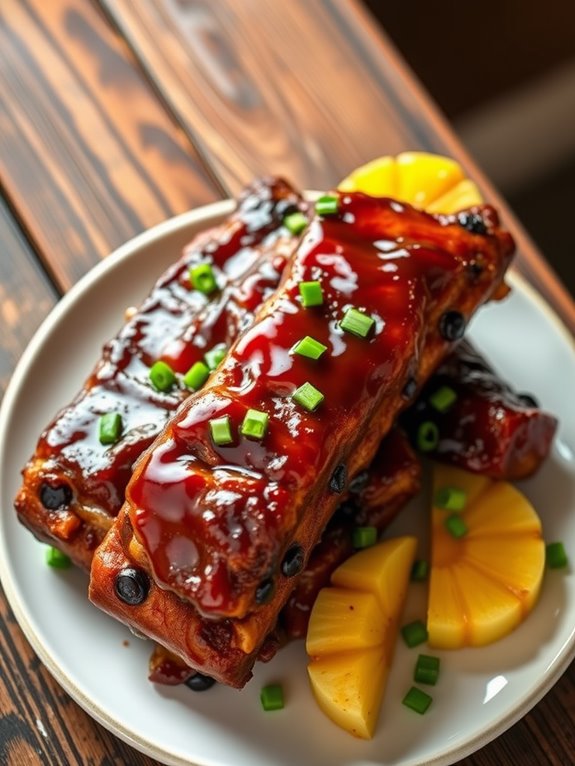 sweet and savory ribs