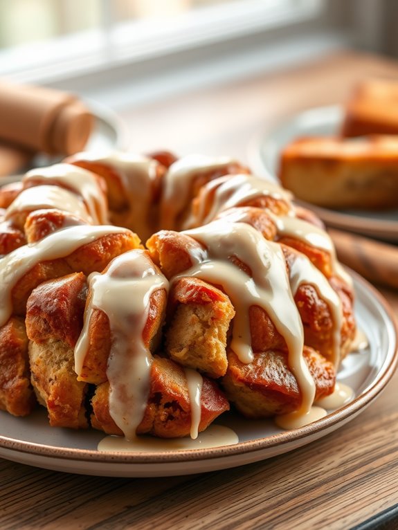 sweet cinnamon pull apart bread