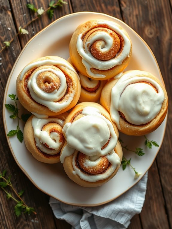 sweet cream cheese rolls