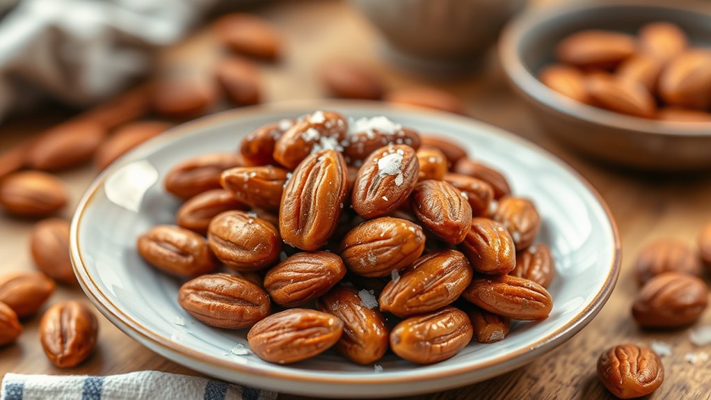 sweet crunchy almonds recipe