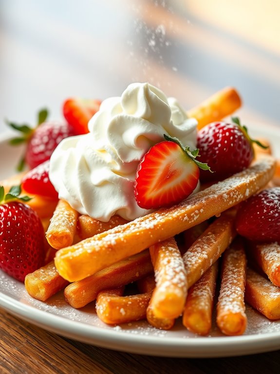 sweet dessert treat fries