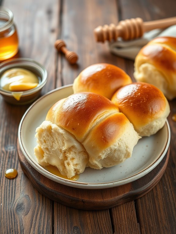 sweet fluffy buttery rolls