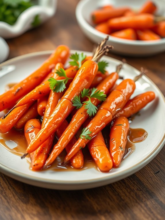 sweet maple carrot side dish