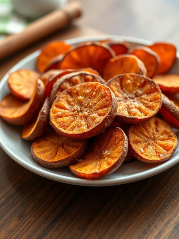 sweet potato cinnamon slices