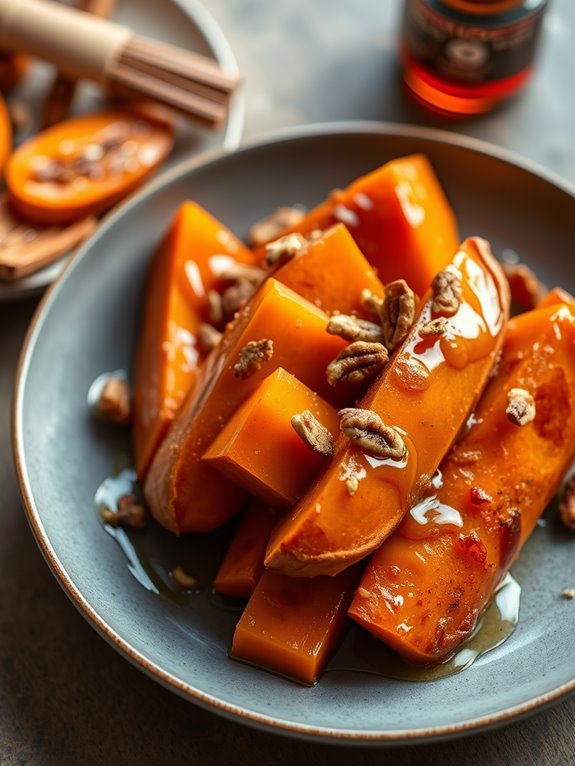 sweet potatoes with honey