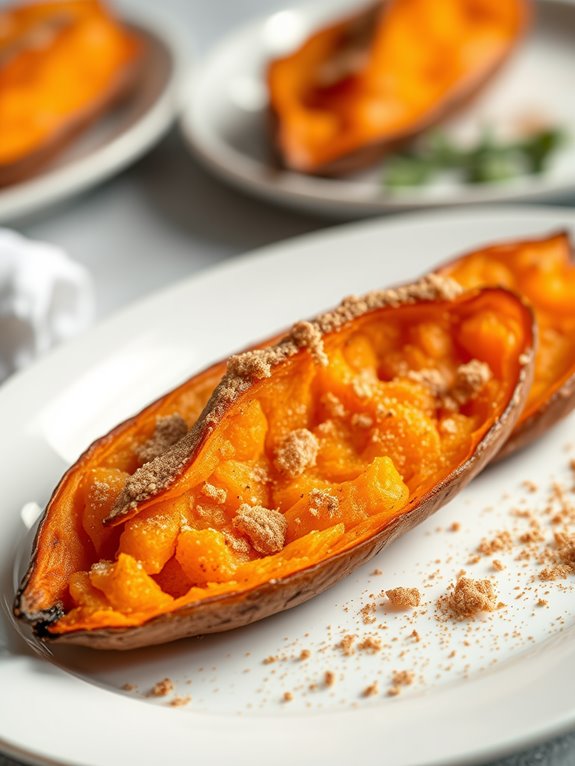 sweet spiced potato dish