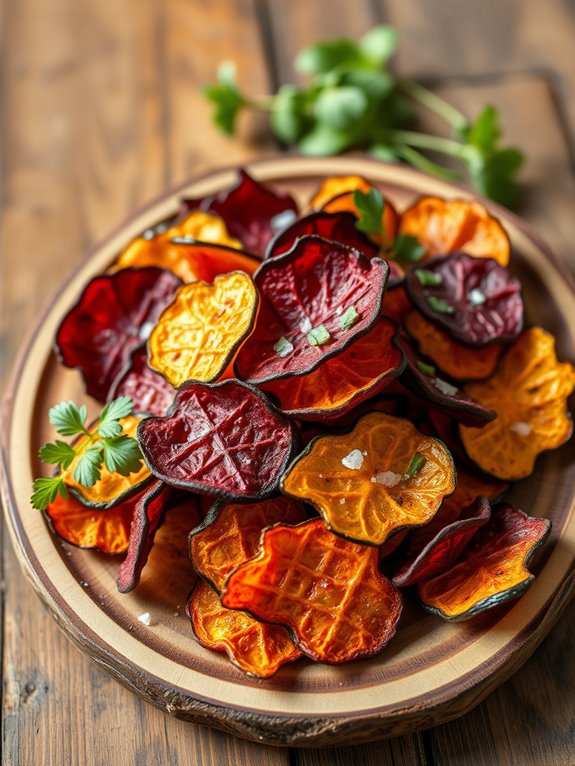 tasty vegetable snack crunch