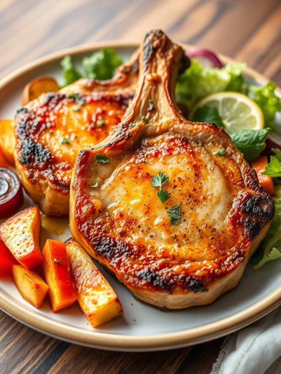 tender crispy pork chops