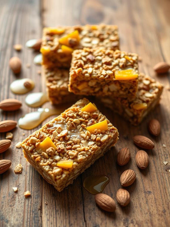 tropical mango granola bars