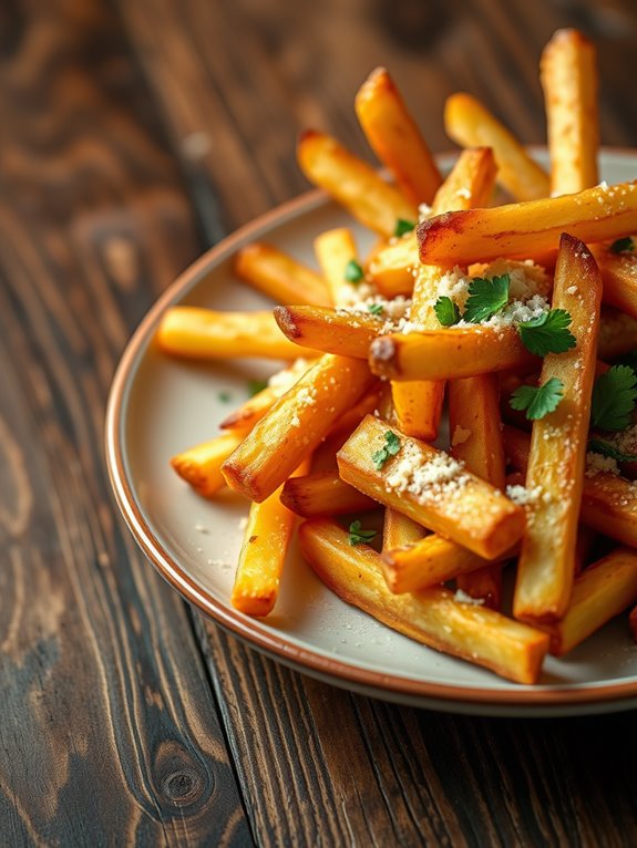 truffle parmesan fries delight