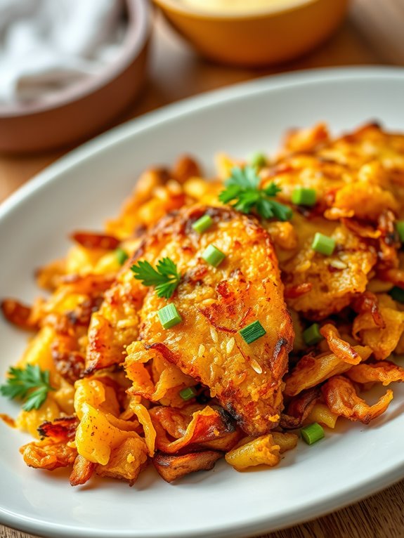 vegetable loaded potato hashbrowns