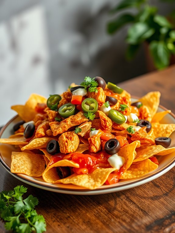 zesty chicken nacho delight