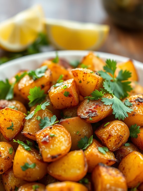 zesty herb infused potato dish