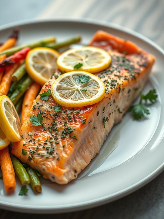 zesty lemon herb salmon