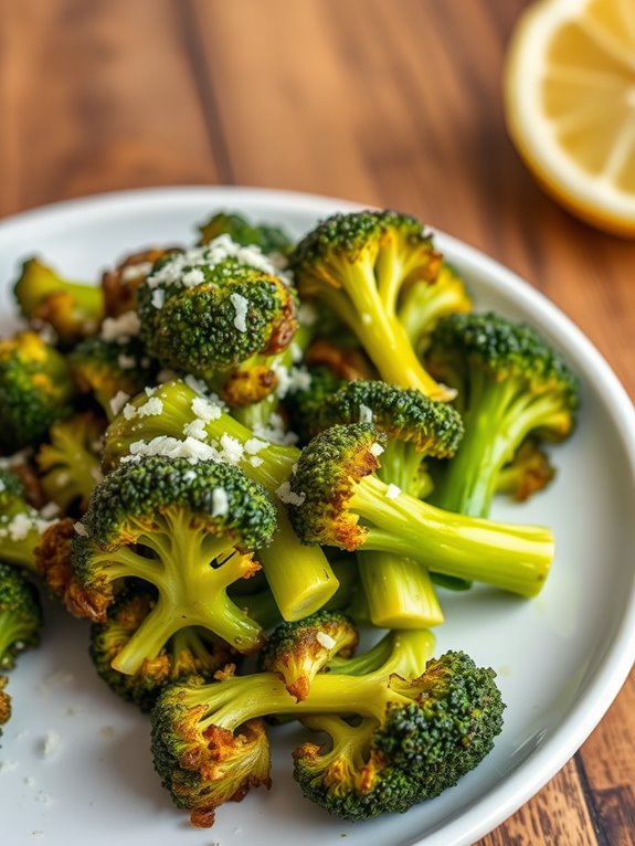 zesty roasted broccoli dish