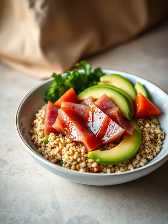 ahi tuna poke bowl