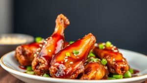 air fryer bbq wings