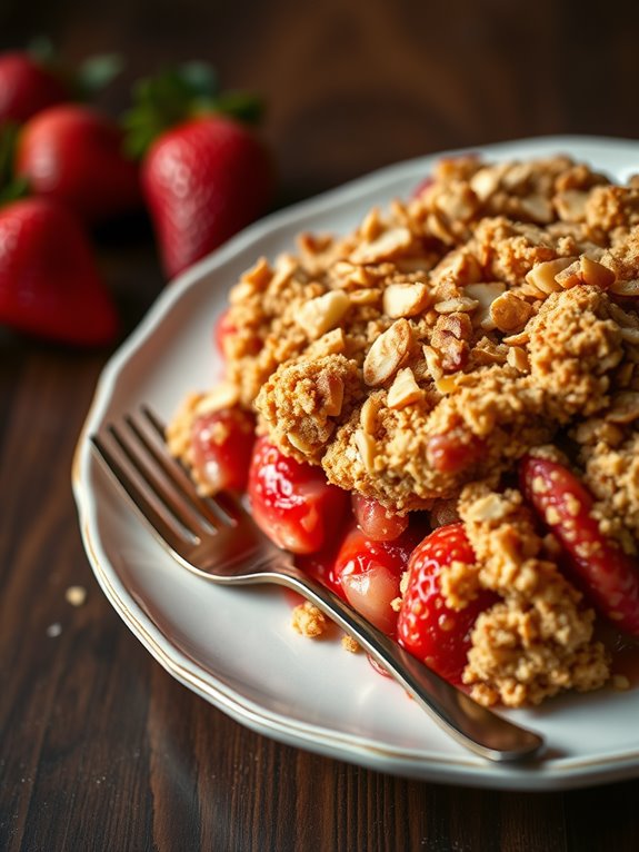 almond crumble dessert recipe