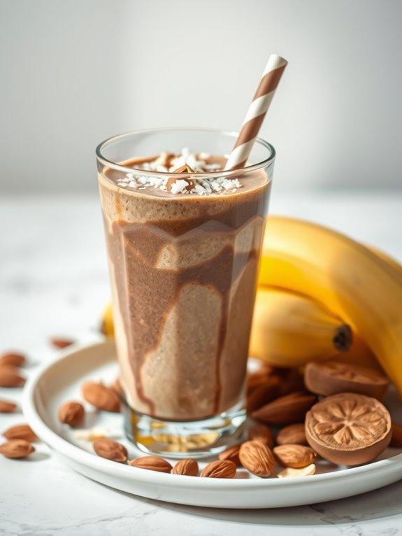 almond joy inspired smoothie recipe