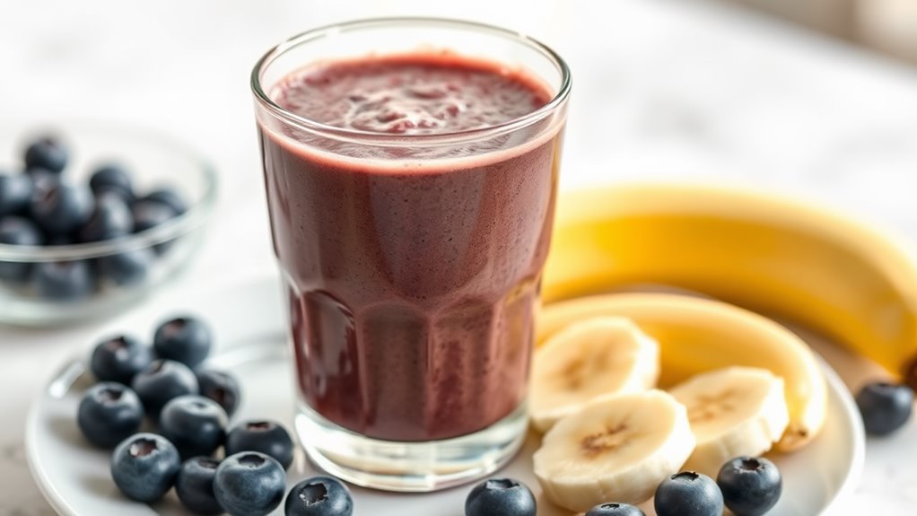 antioxidant rich blueberry smoothies